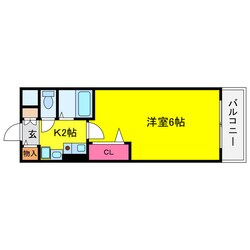 エスリード新梅田の物件間取画像